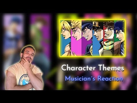 Studio Musician | Jojo's Bizarre Adventure Main Character Themes Reaction and Analysis