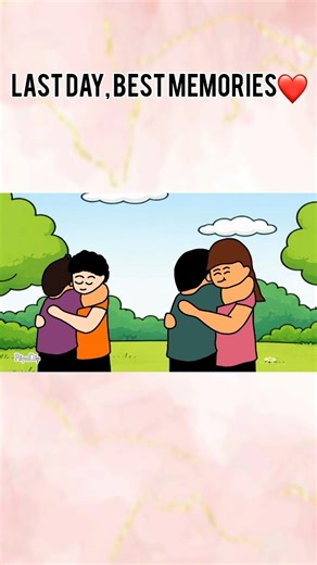 End of school ❤️✨#shorts #animation #emotional #friendship