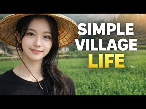 A Day in the Life of a Chinese Village Girl | Simple Countryside Living