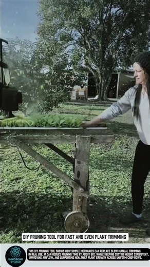 DIY Pruning Tool for Fast and Even Plant Trimming #tools