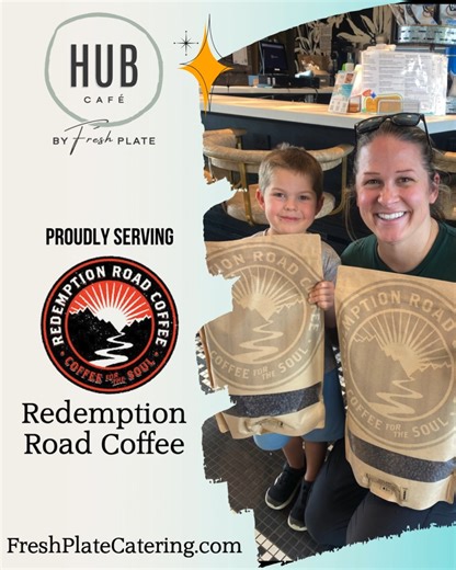 At HUB Cafe, we believe every cup of coffee should do more than taste amazing. It should make a difference. That’s why we’re proud to serve Redemption Road Coffee, a company dedicated to restoring hope and supporting communities in need around the world. When you sip your favorite brew at HUB, you’re also supporting their mission of impact and transformation. Call 970-460-6091 to learn more, and don’t forget to sign up for our newsletter through the link in the comments. #RedemptionRoadCoffee #G