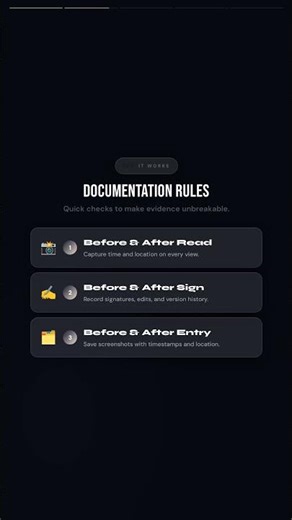 In tech, your documentation is your insurance. Don't just save files, preserve evidence.