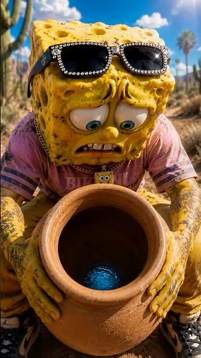 Spongebob needs some water 🤽 #spongebob #funny #trending