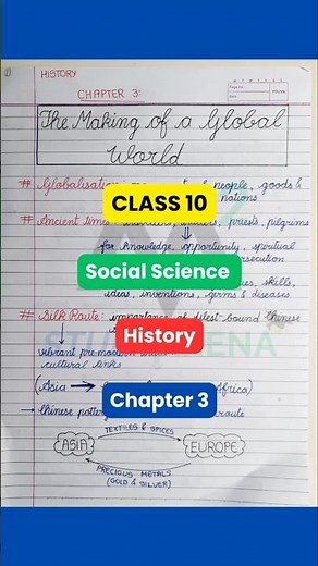 Class 10 SS History Ch. 3 Notes #notes #history