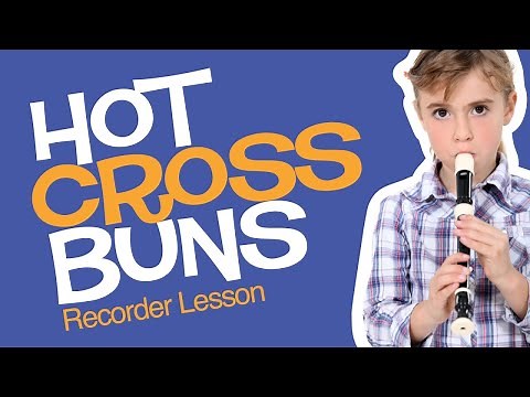 Hot Cross Buns | Beginner Recorder Lesson (Tutorial) + Sheet Music