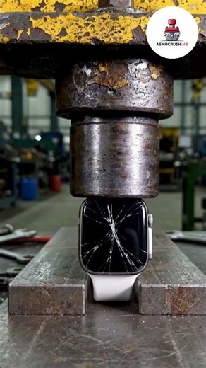 Apple Watch vs Hydraulic Press ⌚💥 Extremely Satisfying ASMR | ASMR CRUSH LAB | #ASMR #HydraulicPress