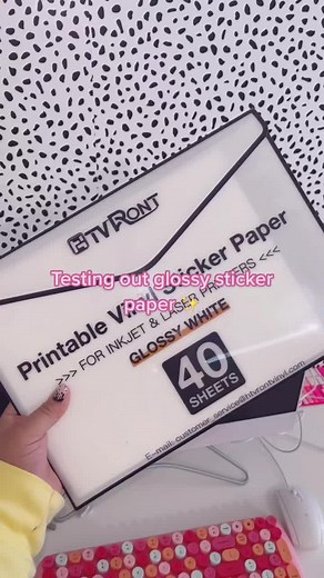 Glossy sticker paper is definitely a game changer no more laminating 🤩 #glossystickers #glossystickerpaper #howtomakestickers #howtomakesticker #stickers #nostalgiasticker #nostalgia #2000svibes #90svibes #2000snostalgia #epsonprinter #epsonprinters