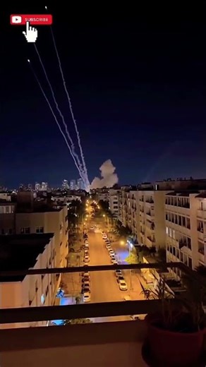 Missile Interception Caught on Camera | Deafening Explosions Light Up Night Sky