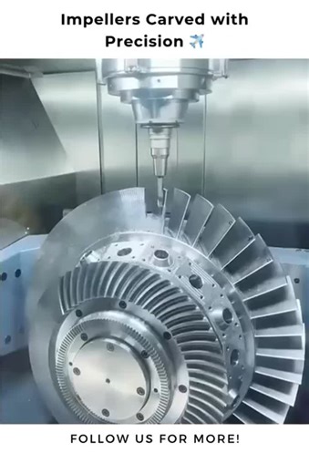 #cncmachining #aerospaceengineering #advancedmanufacturing #cnc #5axismachining #aerospaceimpellers #precisionmachining #aluminum #highprecision #prototyping | Prabhat Chaudhary