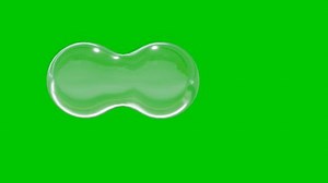 Bubble Separates Into Two Parts Separated Stock Footage Video (100% Royalty-free) 1102323007 | Shutterstock