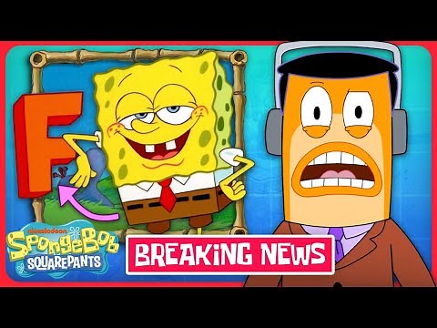"F" is for FEAR! 🔴 | New SpongeBob Show | Bikini Bottom Inquirer Ep. 7
