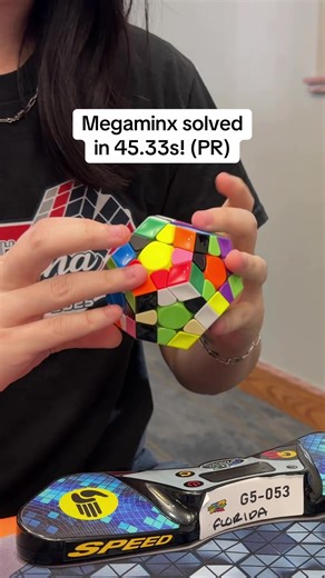 Cube Solver Achieves Personal Record in 45.33 Seconds