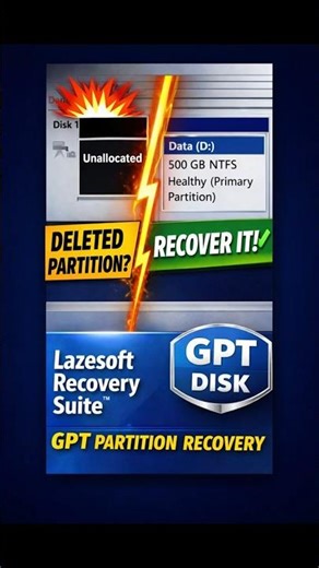 Deleted Partition? Recover It in Seconds (Windows GPT Disk)