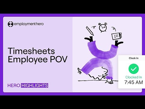 Timesheets - Employee Experience | Hero Highlights