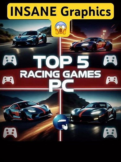 Top 5 INSANE Racing Games for PC 🚗💨 | Realistic Graphics + Adrenaline Rush!
