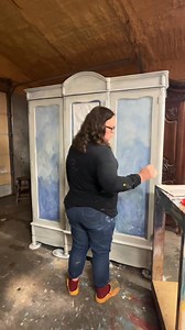 Armoire Quilt Cabinet | Paint with Casey