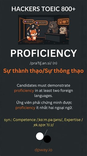 [HACKERS TOEIC 800+] DAY 1: PROFICIENCY