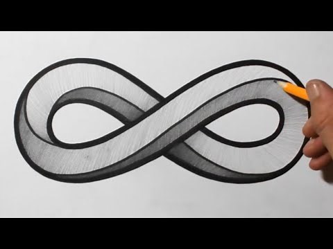 How to Draw an Impossible Infinity Symbol | Optical Illusion