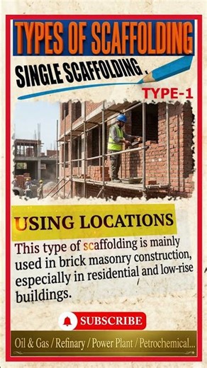 Single Scaffolding System Part 1 // Gulf Civil Engineer