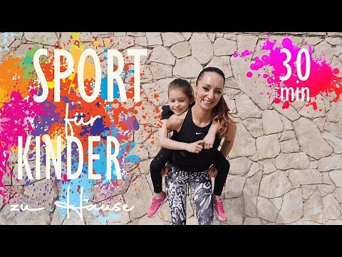 SPORT FÜR KINDER ZU HAUSE / Mutter Kind Workout