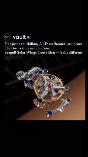 Seagull: Solar Wings TourbillonDefying gravity with celestial grace l #shorts #short #luxurywatch