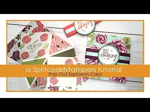 Pop Out Explosion Card