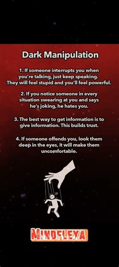 4 Psychological Tricks to Mind Control :Dark Manipulation Tactics