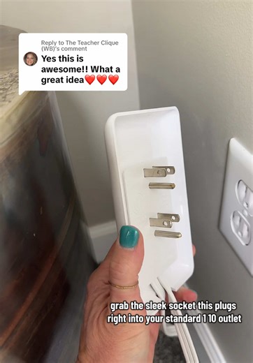 Sleek Socket Extension Cord for a Clean Look