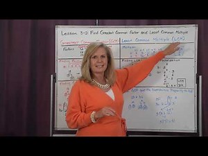 Math 6 Lesson 3 2 Find Greatest Common Factor and Least Common Multiple