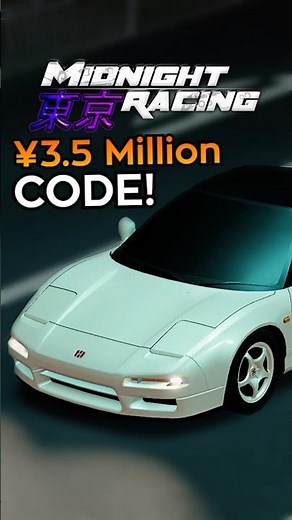 *3.5M YEN* Code In Midnight Racing: Tokyo! #roblox #midnightracingtokyo