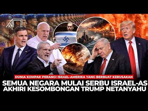 Israel-AS Dikepung M4ut! Gabungan Militer Eropa Rusia China Bergerak Balas Kek3ji4n Trump Netanyahu