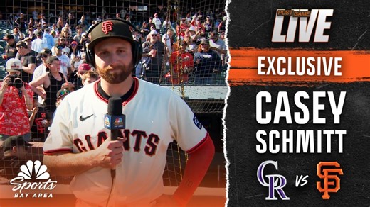 Casey Schmitt discusses his development after Giants' win against Rockies