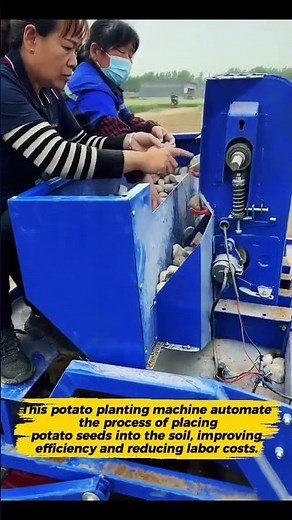Modern Potato Planting Machine | Smart Agricultural Technology in Action
