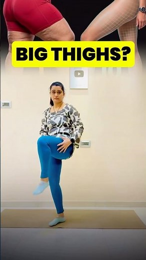 Reduce Big Thighs & Fat Hips at Home 💪 Easy Daily Exercise