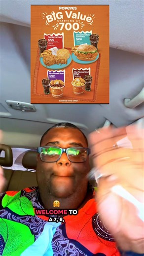 Sampling the Big Value Meal at Popeyes!
