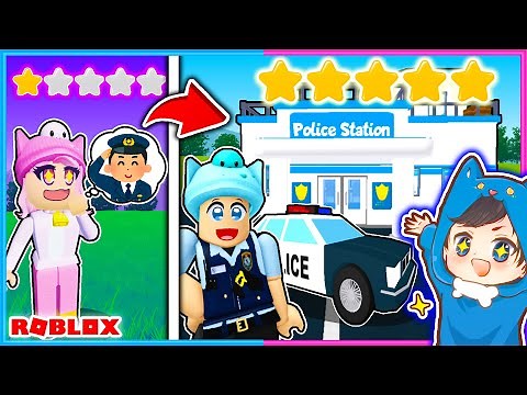 初心者がプロの警察署を作るロブロックス👮‍♂️👮‍♀️【 ROBLOX / ロブロックス 】