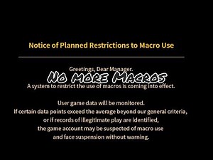 Should Bots and Macros be OK?