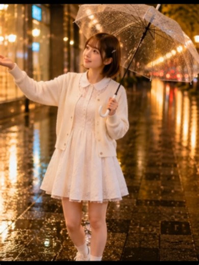 🤍 もえみ（MOEMI）🤍 Pink Heart Member 『雨の日には君と』 （Rainy Days With You） 雨の日の癒し担当☔✨ 🎬 Full MV now available on YouTube #jpop #japaneseidol #aidol #idol #music #fyp #viral #PinkHeart