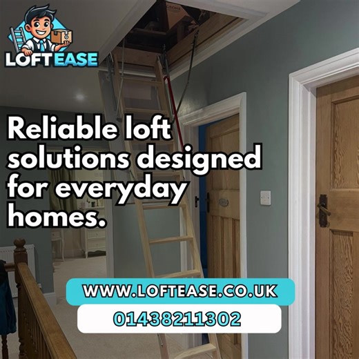 Quality loft improvements built to last. From safe boarding to effective insulation, we focus on solutions you can rely on long term. Get in touch today to upgrade your loft space. #LoftEase #LoftImprovements #LoftBoarding #LoftInsulation #HomeUpgrades #BuiltToLast
