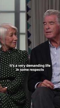 Pierce Brosnan & Helen Mirren Talk Mob Land & Aging in Hollywood #mobland #piercebrosnan #acting