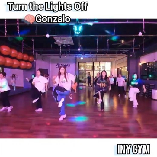 zumba fitness - Turn the lights off bachata ver. [INY GYM수업영상] Choreo by Gonzalo ♥️ #zumba #inygym