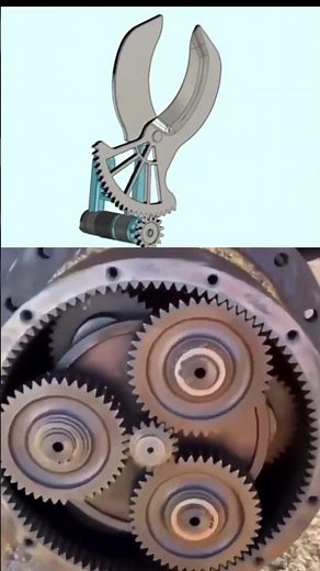 Mind-Blowing Gear Mechanism Design|Genius Planetary Gearbox In Action#automobile #manufacturingmagic