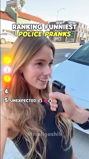 Ranking Thee Funniest Police Pranks 😭 #pranks #ranking #funny #tiktok