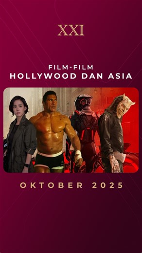 Cinema XXI on Instagram: "Oktober O nya apa? OMG banyak film Hollywood dan Asia terbaru yang wajib ditunggu! 🤭 Cek film-filmnya dan siapin diri buat nonton di XXI🫵🏻 Nah, in the meantime, coba spill dulu film mana yang gak bakal kamu skip? Di kolom komen yaasss⬇️ #LebihASIK #NontonASIKdiXXI"