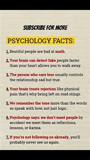 Subscribe if you want to learn psychology #Psychology #MindFacts #HumanBehavior #BrainFacts #FYP