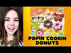 POPIN' COOKIN' DONUT SET Japanese DIY candy by Kracie a Kanekocooks video