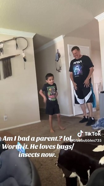 Funny Spider Prank: A Parenting Moment