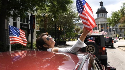 Reopen protest in South Carolina: Governor welcomes demonstration in downtown Columbia