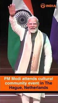 PM Modi attends cultural community event in The Hague, Netherlands