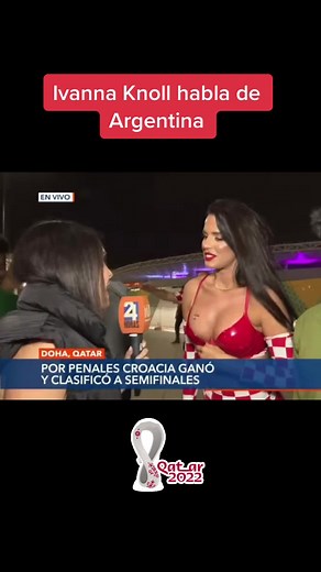 #ivana #knoll #ivanaknoll #noviadelmundial #noviadelmundial2022 #qatar2022 #mujermundial #croacia🇭🇷 #croatia #viralllllll #videoviral